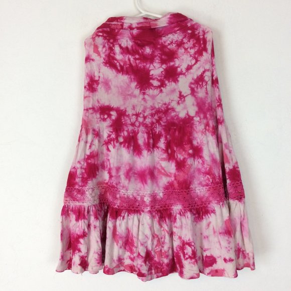 Pink Tie Dye Justice Skirt - Picture 3 of 4